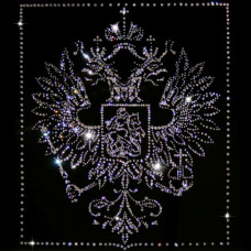Картина ПАТРИОТ (кристаллы Swarovski белые) 40*40см